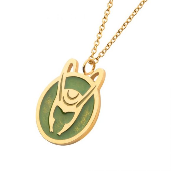 Marvel Loki Helmet Pendant Necklace - Picture 3 of 4